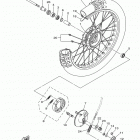 TTR110E TTR110EE Переднее колесо