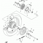TTR125LE TTR125LEE Заднее колесо