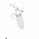 TTR230 TTR230E Задняя подвеска