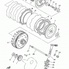 TTR230 TTR230E Сцепление