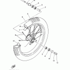 YZ85 YZ85D Переднее колесо