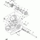 TW200 TW200E1/TW200E1C Заднее колесо