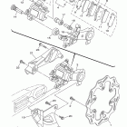 WR250F WR250FD Задний суппорт