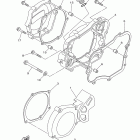 YZ85 YZ85D Крышка картера двигателя