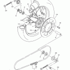 WR450F WR450FD Заднее колесо