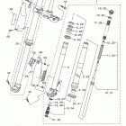WR250F WR250FD Передняя вилка