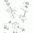 STRYKER XVS13CDCR/XVS13CDB/XVS13CDCB/XVS13CDR Коленчатый вал и Поршень