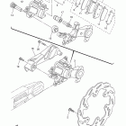 WR250R WR25RDC/WR25RD Задний суппорт