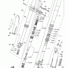 YZ250 YZ250E2 Передняя вилка