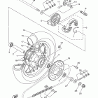 TTR50E TTR50ED Заднее колесо