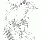 STRYKER XVS13CDCR/XVS13CDB/XVS13CDCB/XVS13CDR Радиатор и Патрубки