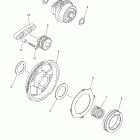 WR250F WR250FD Муфта стартера