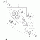 TW200 TW200E1/TW200E1C Задняя подвеска