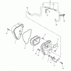 V STAR 950 XVS95DW/XVS95DB/XVS95DCW/XVS95DCB Впускная система 2