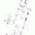 TTR50E TTR50ED Передняя вилка