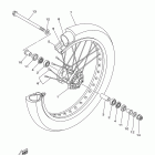 XT250 XT250DC/XT250D Переднее колесо