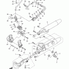 V STAR 650 CUSTOM XVS65DCB/XVS65DB Выхлопная система