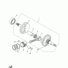 TTR50E TTR50ED Коленчатый вал и Поршень