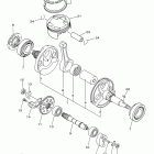 WR450F WR450FD Коленчатый вал и Поршень