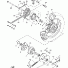 TTR110E TTR110ED Заднее колесо
