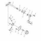 WR450F WR450FD Вал переключения