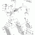 V STAR 1300 XVS13ADCB/XVS13ADB Радиатор и Патрубки