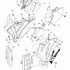 WR250F WR250FD Боковая панель