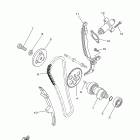 XT250 XT250DC/XT250D Цепь механизма газораспределения