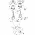 BOLT R-SPEC XVS95CEGR/XVS95CECGR/XVS95CECGY/XVS95CEGY Коленчатый вал и Поршень