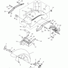 V STAR 950 XVS95DW/XVS95DB/XVS95DCW/XVS95DCB Крыло