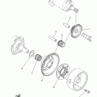 XT250 XT250DC/XT250D Муфта стартера