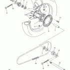 WR250R WR25RDC/WR25RD Заднее колесо