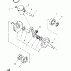 YZ85 YZ85D Коленчатый вал и Поршень