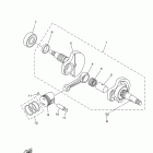 TTR110E TTR110ED Коленчатый вал и Поршень