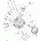 TW200 TW200E1/TW200E1C Головка цилиндра