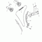 WR450F WR450FD Цепь механизма газораспределения