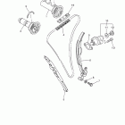 WR250F WR250FD Цепь механизма газораспределения