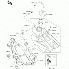 KX100 (KX100-FEF) Топливный бак