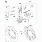 KX85 (KX85-CEF) Передний тормоз