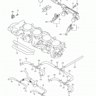 GSX-R600 Throttle body hose  /  joint (gsx-r600l3 e33)