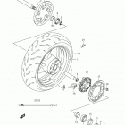 GSX-R1000 Rear wheel (gsx-r1000l3 e28)