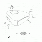 LS650 Boulevard S40 Fuel tank (ls650l3 e03)