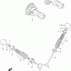 DR-Z400S Распределительный вал  /  клапана
