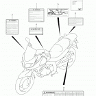 DL650AL3 V-Strom Label (dl650al3 e33)
