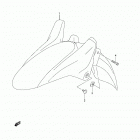 DL650AL3 V-Strom Переднее крыло