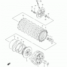 DR650SE Сцепление