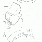 DR200SE Headlamp cover