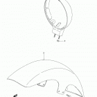 LS650 Boulevard S40 Переднее крыло