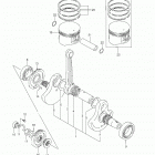 LS650 Boulevard S40 Коленвал