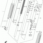 DR-Z400S Передняя вилка